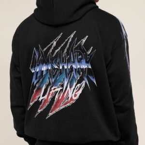 Eagle Band Style Graphic Hoodie