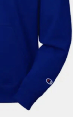 Champion Powerblend GF89H Graphic Fleece Pullover Hoodie - Blue,22