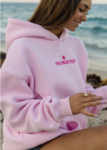 Classic Puff Hoodie in Blush 1