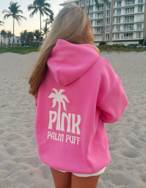 Classic Puff Hoodie in Raspberry