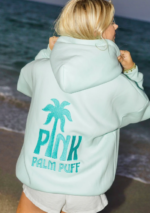 Classic Puff Hoodie in mint breeze