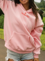 Classic Puff Hoodie in pink
