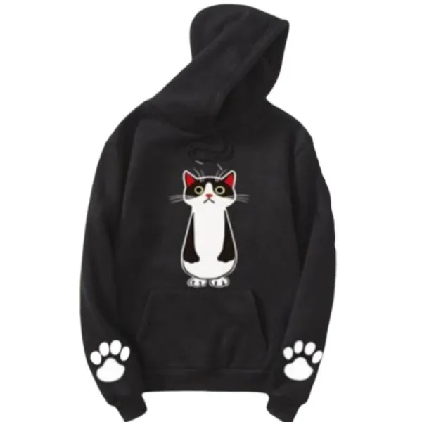 Couple Hoodies Korean Cats