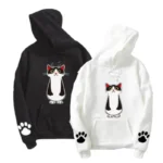 Couple Hoodies Korean Cats c