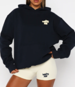 Daydreamers Angelina Oversized Hoodie Navy 2