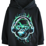 GRAPHIC - Hoodie - black gorilla 11