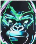 GRAPHIC - Hoodie - black gorilla design