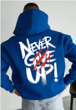 never give up royal-blue
