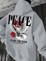 Peace Hoodie Gray