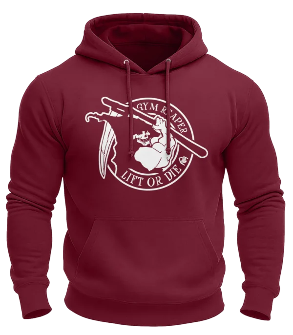 Gym Reaper - Men's Gym Hoodie red