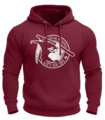Gym Reaper - Men's Gym Hoodie wine