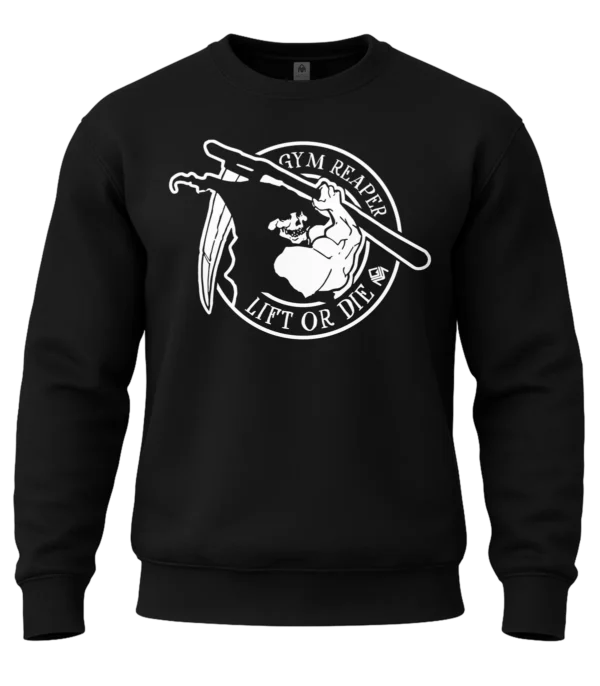 Gym Reaper - Men's Gym Sweatshirt black