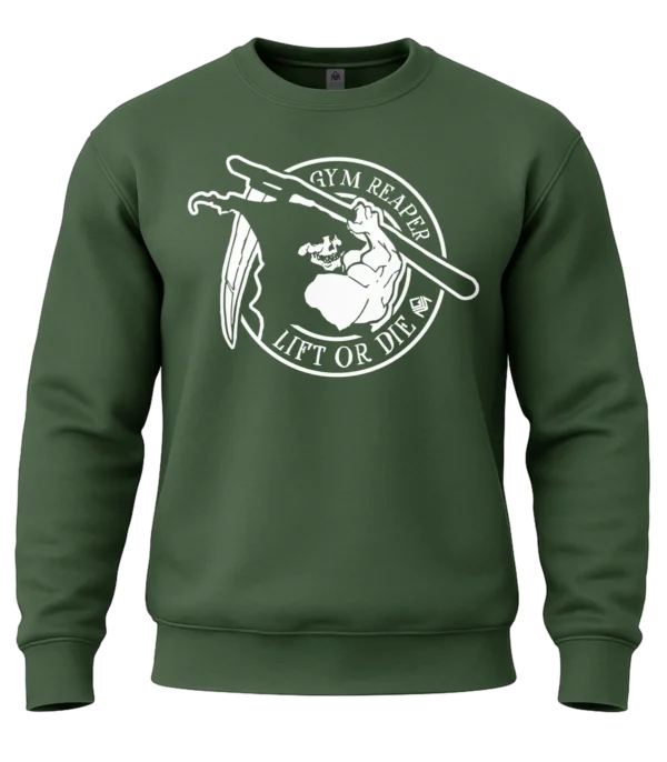 Gym Reaper - Men's Gym Sweatshirt green