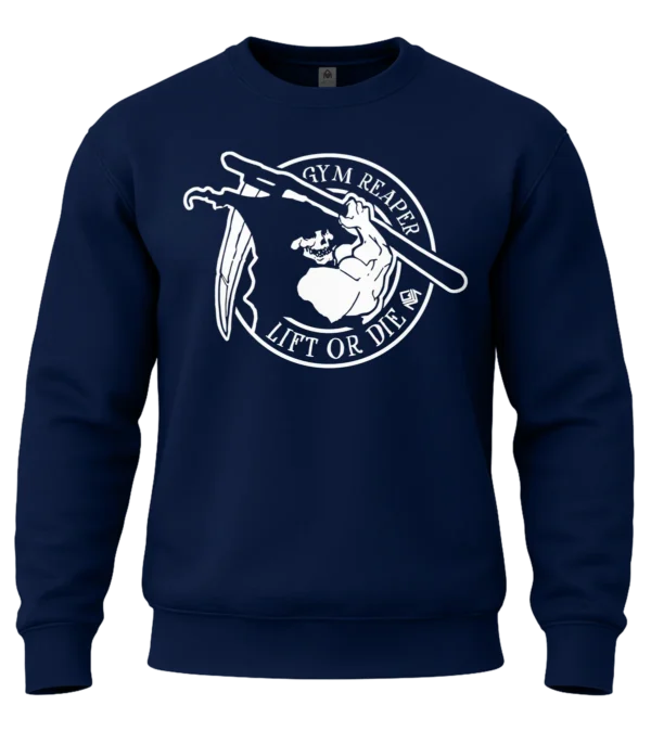 Gym Reaper - Men's Gym Sweatshirt navy blue