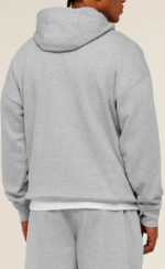 Gymshark 12 Graphic Hoodie - Light Grey Core Marl 4