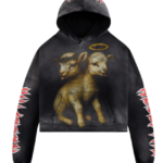 HELLSTAR lamb graphic print hoodie