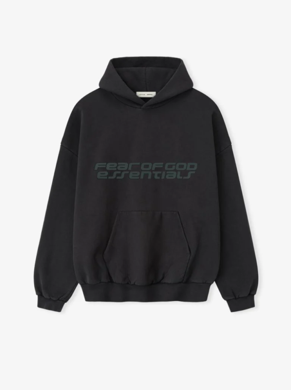 Heavy Fleece 90s Hoodie brown vintage black