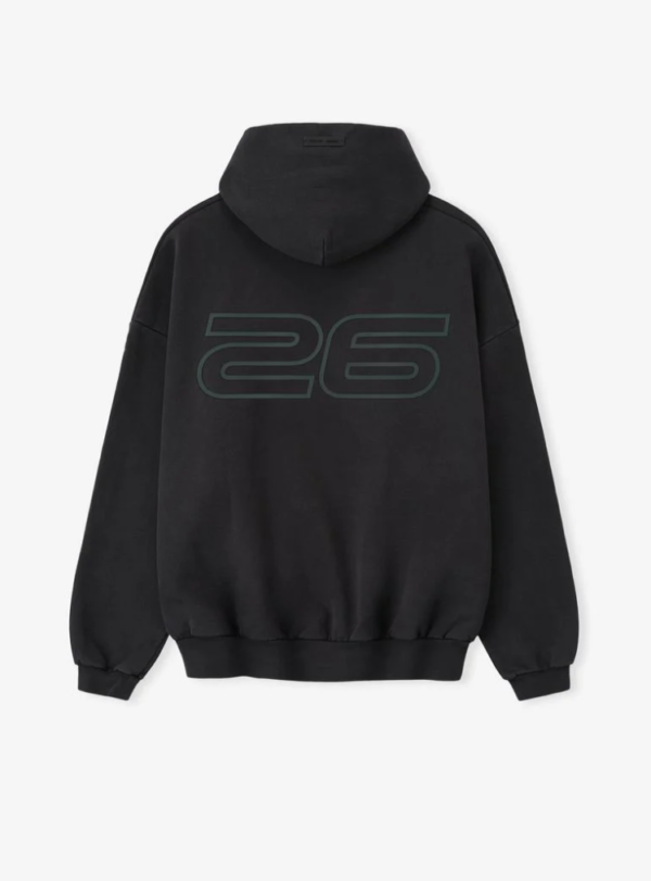 Heavy Fleece 90s Hoodie brown vintage black 1