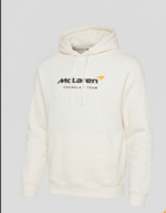 Hollister boxy F1 back graphic hoodie in white