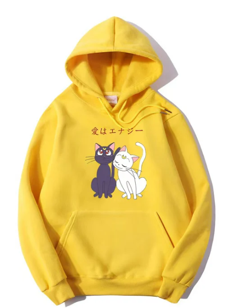 Lovely Cartoon Cat Hoodie Lovely Cartoon Cat Hoodie
