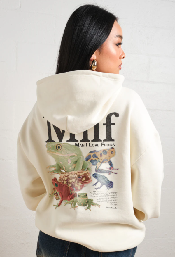 Man I Love Frogs Front and Back Hoodie