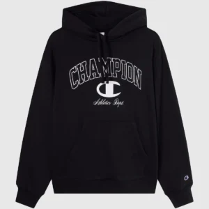Men’s Fleece Hoodie Street Varsity Black - Copy