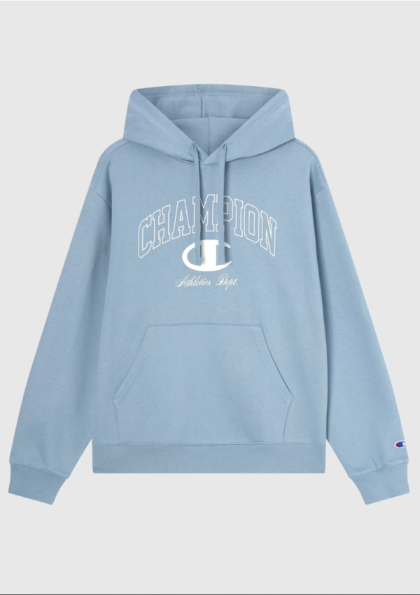 Men’s Fleece Hoodie Street Varsity light terracotta blue - Copy