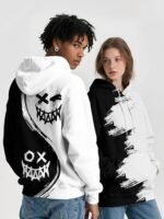 Mens Graphic Hoodies Pullover 3D Print with Pockets, Anime Rapper Style Hooded for Men Teen Sweatshirt 22