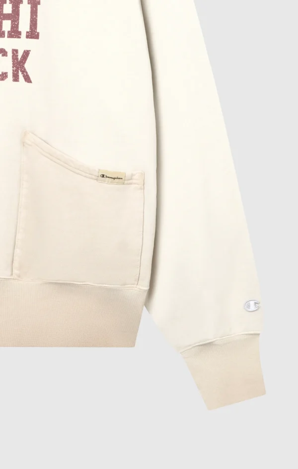 Men’s Washed Hooded Sweatshirt Loose Fit Time Capsule Cream 2 - Copy