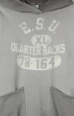 Men’s Washed Hooded Sweatshirt Loose Fit Time Capsule Dark Grey 1 - Copy