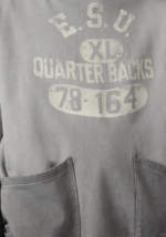 Men’s Washed Hooded Sweatshirt Loose Fit Time Capsule Dark Grey 26