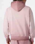 Men’s Washed Hooded Sweatshirt Loose Fit Time Capsule Pink 2