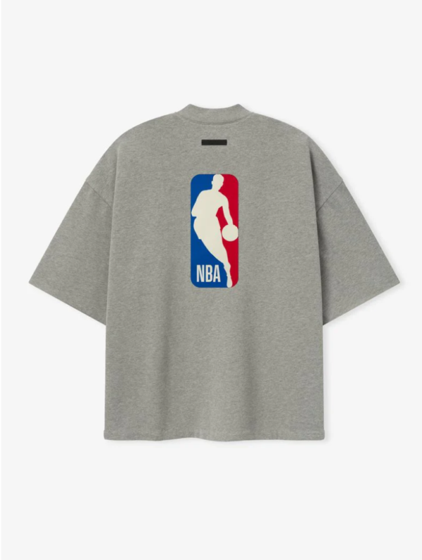 NBA Zip Up Jacket Concrete Heather 1