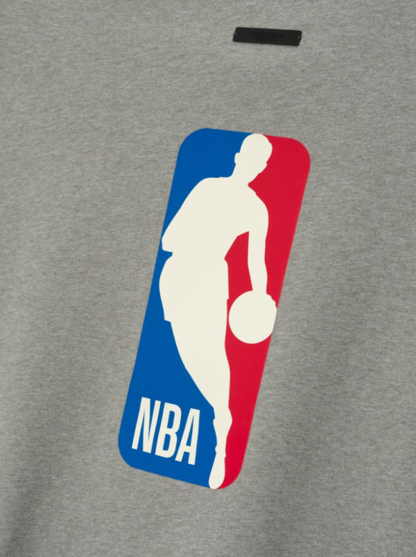 NBA Zip Up Jacket Concrete Heather 33