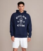 NEW! GOLD’S GYM CLASSIC JOE HOODIE navy