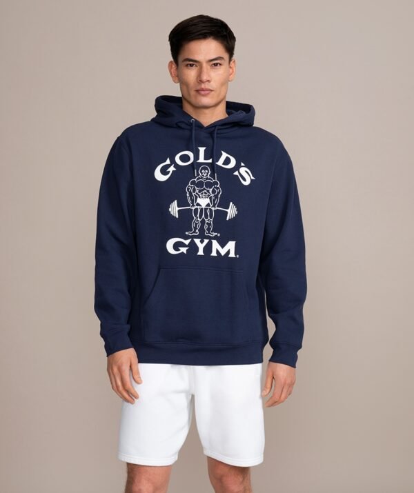NEW! GOLD’S GYM CLASSIC JOE HOODIE navy