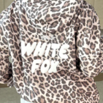 Offstage Printed Oversized Hoodie Leopard 2