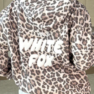Offstage Printed Oversized Hoodie Leopard 2
