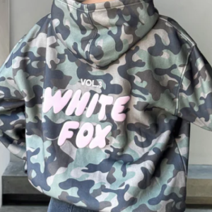 Offstage Printed Oversized Hoodie Washed Camo