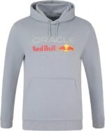 Red Bull Racing Oracle F1 Team Hooded Sweatshirt, Night Sky Blue, Large Logo Design gray