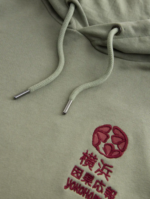 Sage Green Graphic Print Hoodie 1