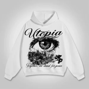 Sopula Utopia Vintage Graphic Hoodie