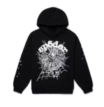Sp5der OG Web Hoodie Black