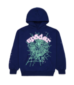 Sp5der OG Web Hoodie Navy