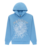 Sp5der Web Hoodie Sky Blue
