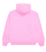 Sp5der Web Hoodie baby pink