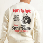 Stay Hydrated While You Suffer Sweatshirt CREAM