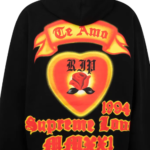 Supreme Love graphic-print hoodie