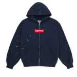 Supreme MM6 Maison Margiela Box Logo Zip Up Hooded Sweatshirt 1