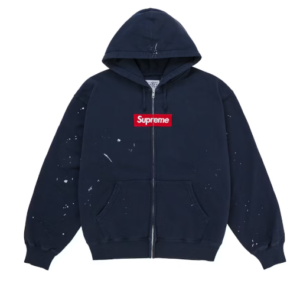 Supreme MM6 Maison Margiela Box Logo Zip Up Hooded Sweatshirt 1
